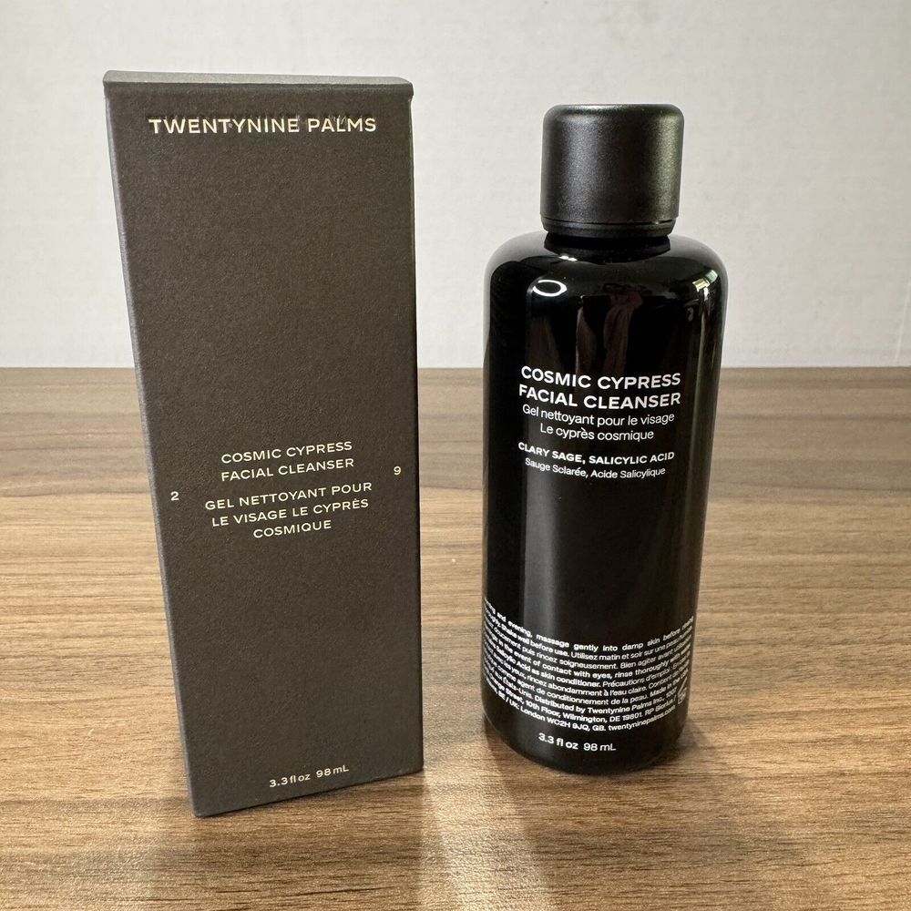 Twentynine Palms Cosmic Cypress Salicylic Acid Facial Cleanser 3.3 oz New